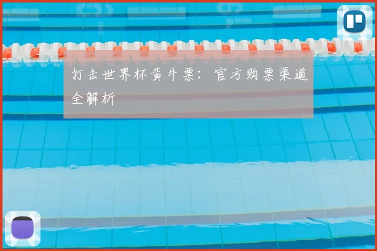 打击世界杯黄牛票：官方购票渠道全解析